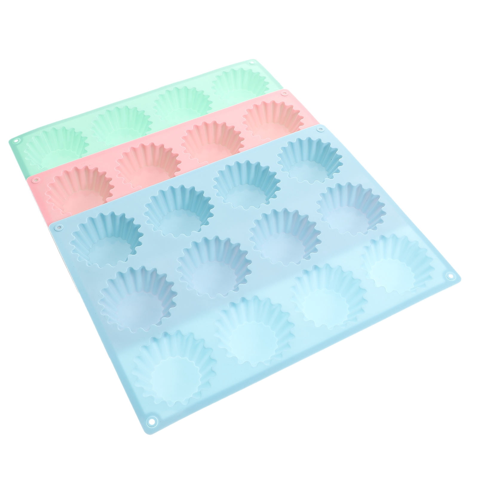 Masteelf Assorted Color Silicone Mini Tart Pans for Baking and Candy ...