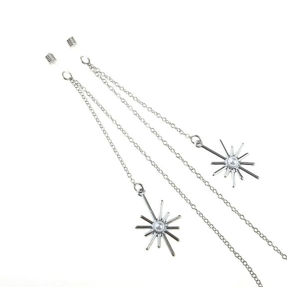 Masteelf Attractive Glasses Rope Silver Eyeglass Chain 's