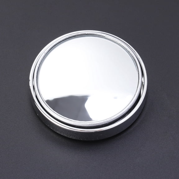 Masteelf Auto 360 Wide Angle Round Convex Mirror Car Vehicle Side Blindspot Mirror Small Round Wide RearView Mirror (Silver)