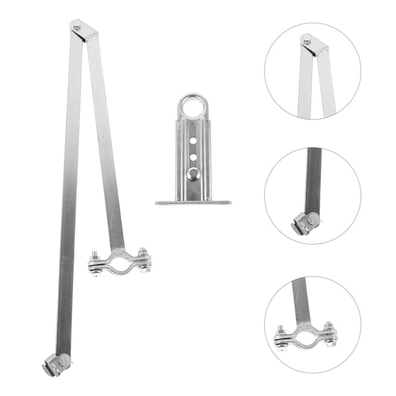 IDEANATEGRATE Window Crank Handle Replacement Window Opener Silver 1 Set 6.15X3.94X0.79In