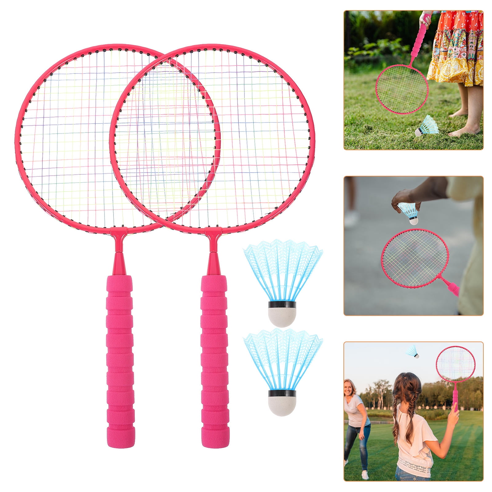 Masteelf  Badminton Racket Toys Outdoor Sports Kit Set for - Years Old