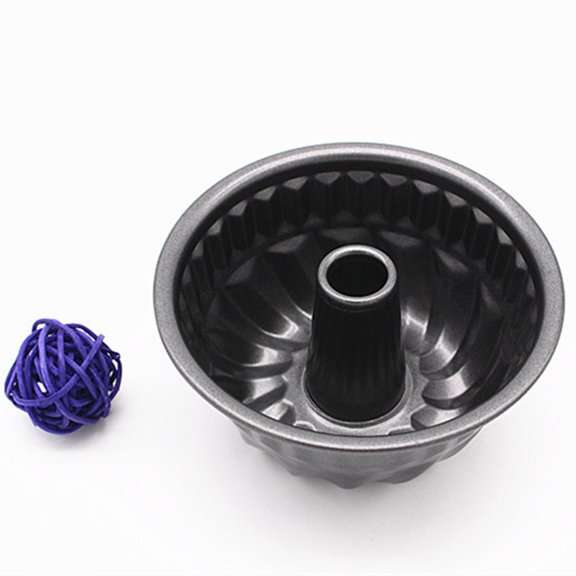 OFFIGAM Carbon Steel Non-Stick Cake Mold Baking Tray Black Bakeware for Home and Kitchen Use