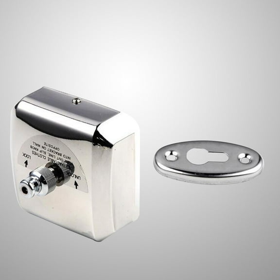 Masteelf Balcony Retractable Portable Hanging -mounted Clothesline Telescopic Invisible Clothesline Stainless Steel Laundry Rack(2.8 Meter Perforated Nylon Belt Pulley, Silver)