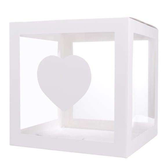 LOLIPPYY Transparent Balloon Box Decorative PVC Case for Party Celebration Backdrop and Event Decor