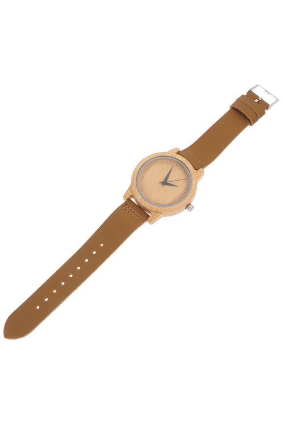 Bamboo Watch Men's Gift for Male Detail Dressing Style Wristwatch Man