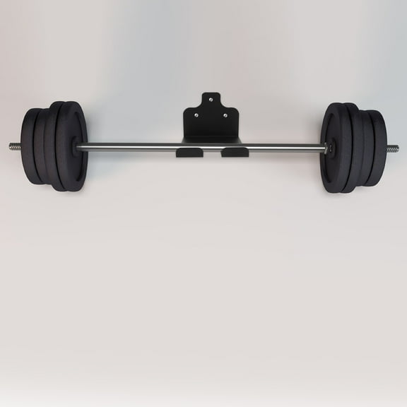 Masteelf Wall Mounted Barbell Holder Rack for Gym Weights, Easy Install Garage Barbell Storage, Fitness Equipment Organizer