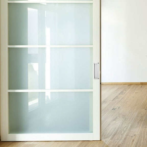 Masteelf Barn Door Handles Concealed Flush Mount Silver