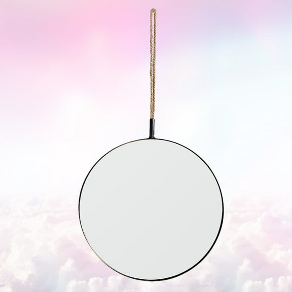 Masteelf Bathroom Wall Mirror Wall-mounted Mirror 30X30CM Black