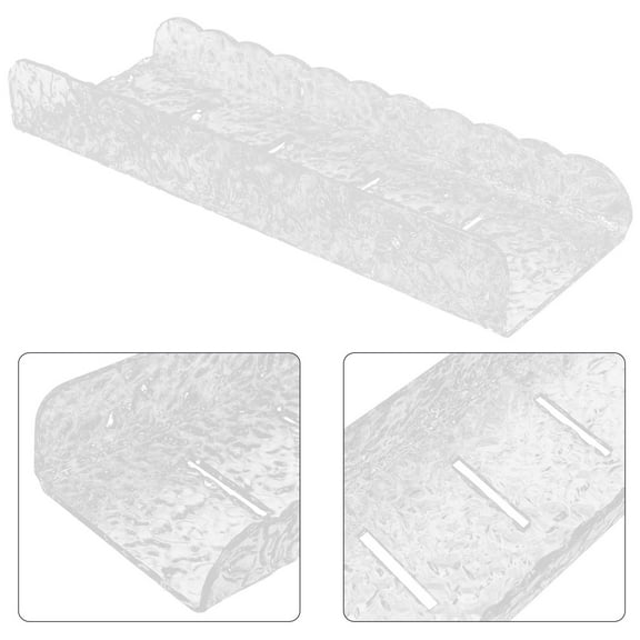 Masteelf  Bathroom Wall Shelf Kitchen Seasoning Rack Floating No Drill Storage