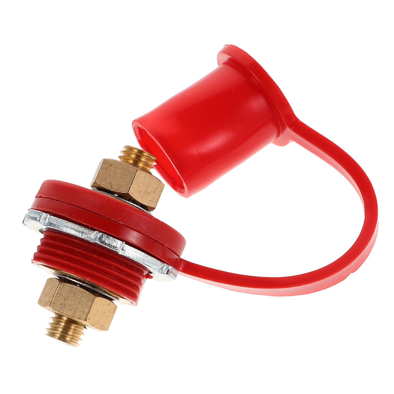 JAS Red Battery Jumper Terminal – Remote Jump Start Charge Cap – Universal Fit – E61-46210-02