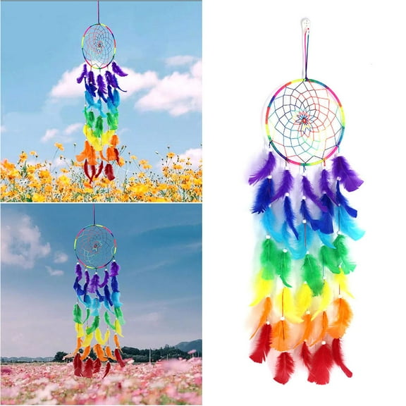 Masteelf Beautiful Home Decoration Pendant Creative Wall Ornaments Exquisite Dream Catcher Multicolor