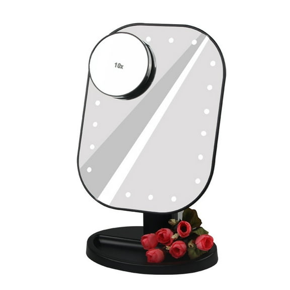 Masteelf Beauty Makeup Mirror Illuminated Vanity Light Mirrors Black