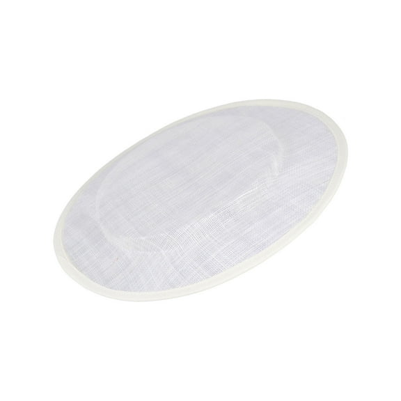 Masteelf Beige Wommen Sinamay Base Cocktail Hat Fascinator Base EcoFriendly Cambric DIY Decoration 4.5 inches