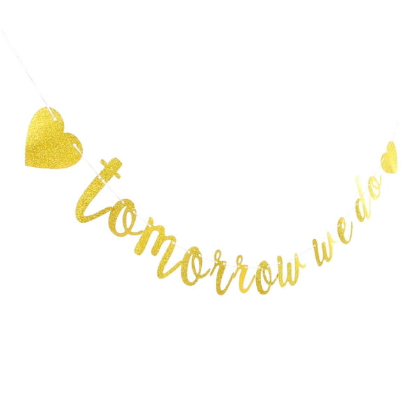 Masteelf Birthday Party Banner Decorative Rehearsal Brunch Hanging Banner Photo Prop Party Layout Banner Decor