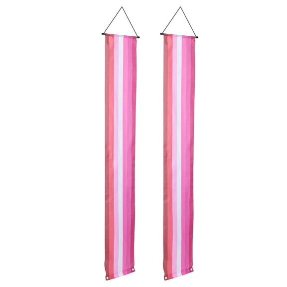 Masteelf Birthday Rainbow Flag Couplet LGBTQ Party Decoration Outdoor Events