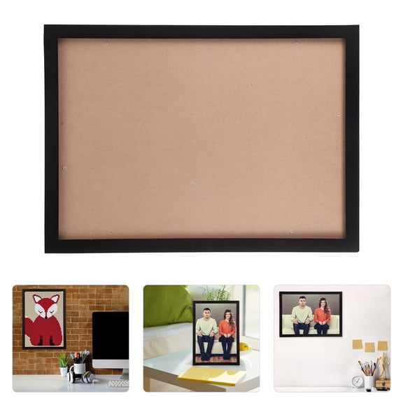 KALLORY Wooden Photo Holder Wall Mount for Home Decor 1Pack 17.7x12.9in