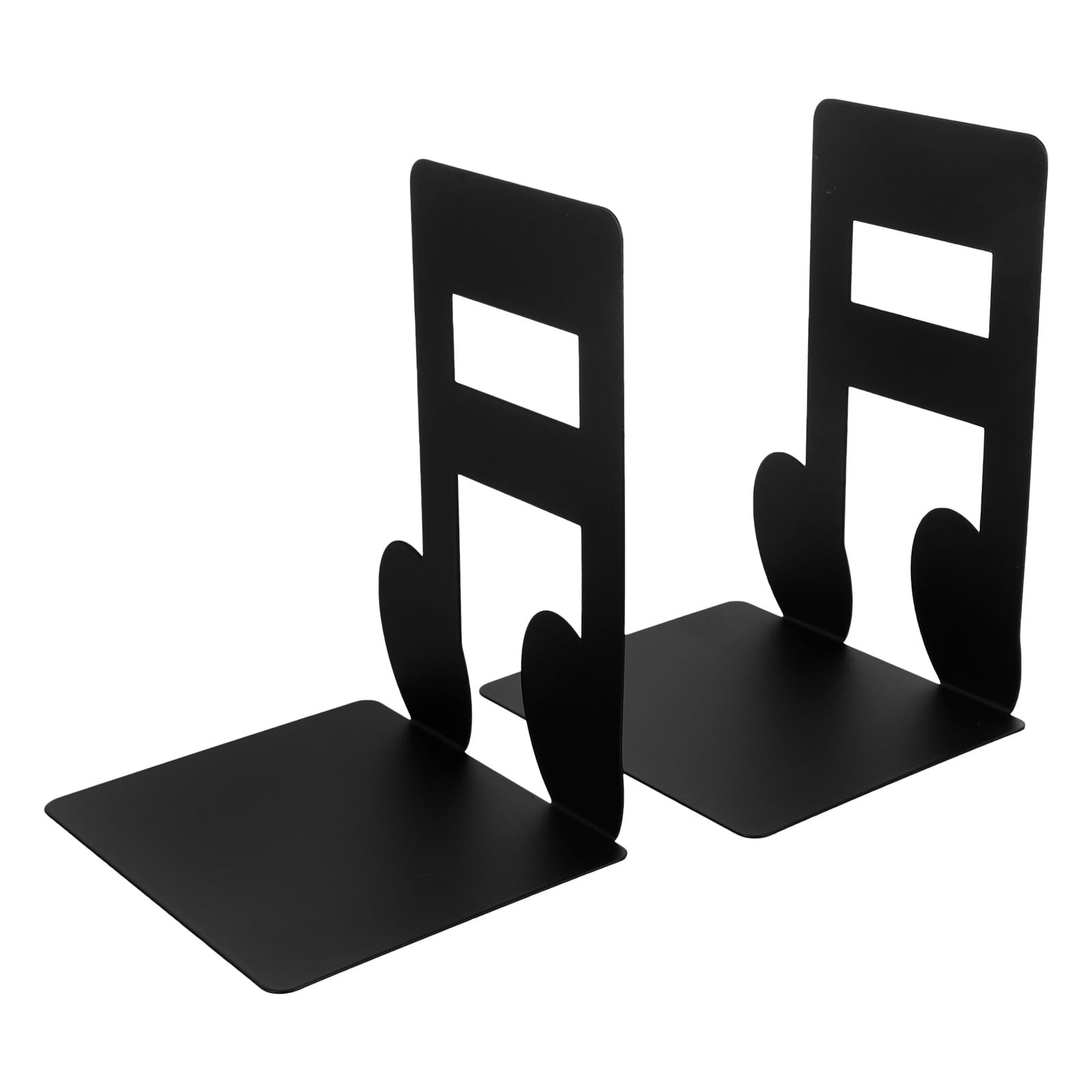 Strong Bookends Masteelf Black Iron Bookend for Book Use Strong and Stable Desktop ...