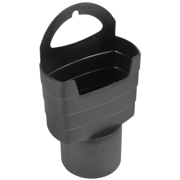 Masteelf Black PP Car Cup Holder with Rounded Corners, Storage Organizer, High Hardness, 7.5 Inches Size