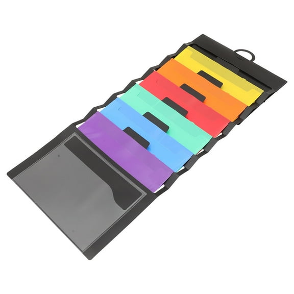 Masteelf Black PP Material Document Holder for Storage with Expanding Design and Quality 7.9 Inches