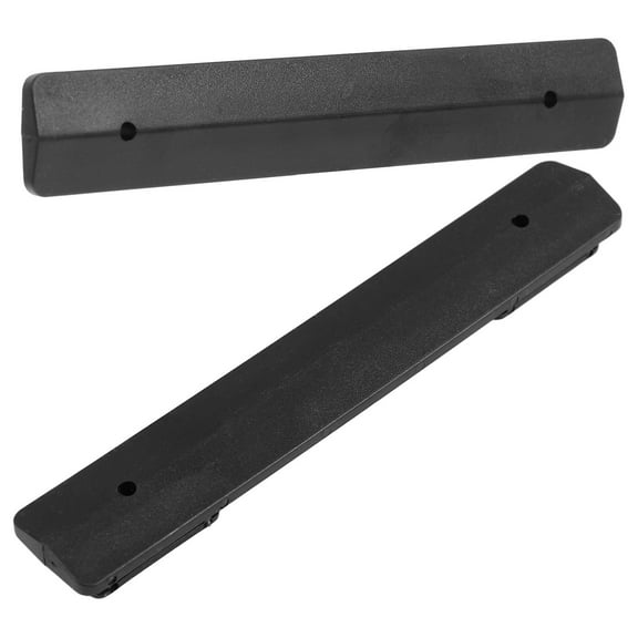 Masteelf Black Plastic Pegboard Connectors, 2 Pieces for Secure Vertical Board Support and Easy Organization