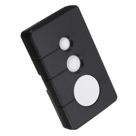Masteelf Black Plastic Remote Key Launcher for Garage Door with Security + Technology 3 Buttons 390MHz