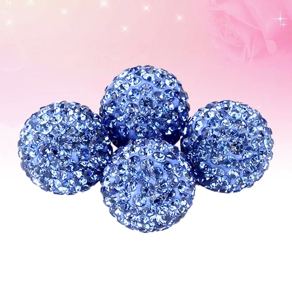 Masteelf Blue Crystal Ball Tire Valve Caps with for Car Use Dustproof and Waterproof Fits