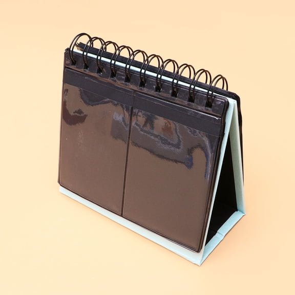 Masteelf Blue Desk Calendar Photo Album for and Photo Storage with High Capacity Ample