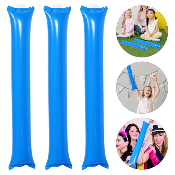 Masteelf Blue Inflatable Cheering Sticks Party Supplies PP Material for Sports Events Concerts 40pcs