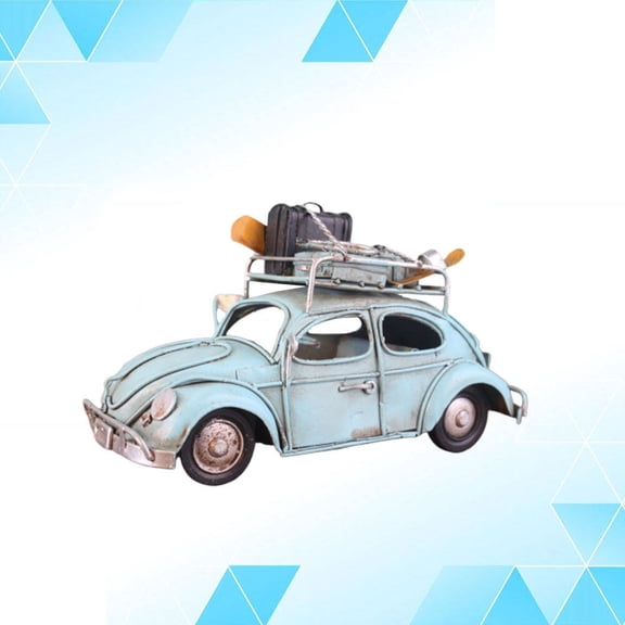 Masteelf Blue Model Creative Iron Craft for Home Office Decoration with Vintage Look 1 Piece