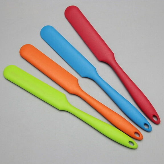 Masteelf Blue Silicone spatula for Baking Use Food Grade Safe Lightweight Ergonomic Design 7 Inch