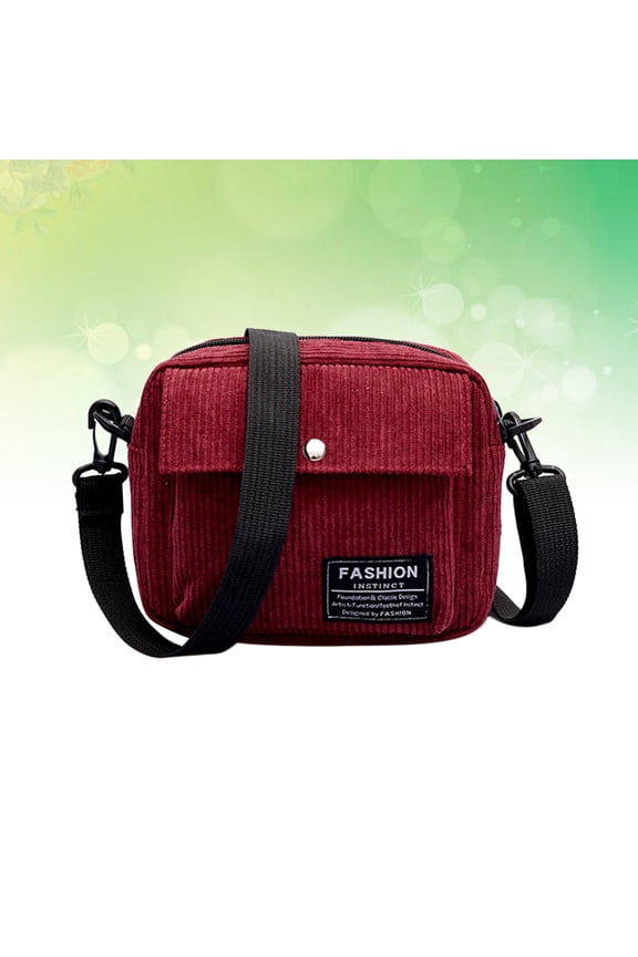 Body Bag for Women Small Square Bag with Oblique Span Women's Size 1 Red