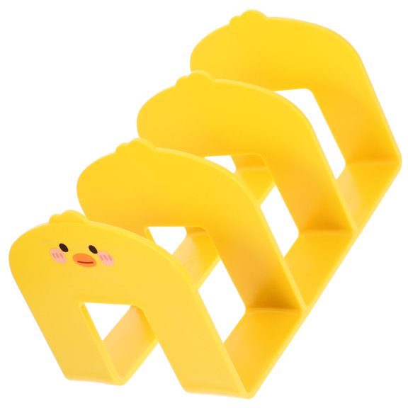 Masteelf Book Ends Cartoon Office Desktop Management Bookend File Document Storage Rack Desktop Bookshelf