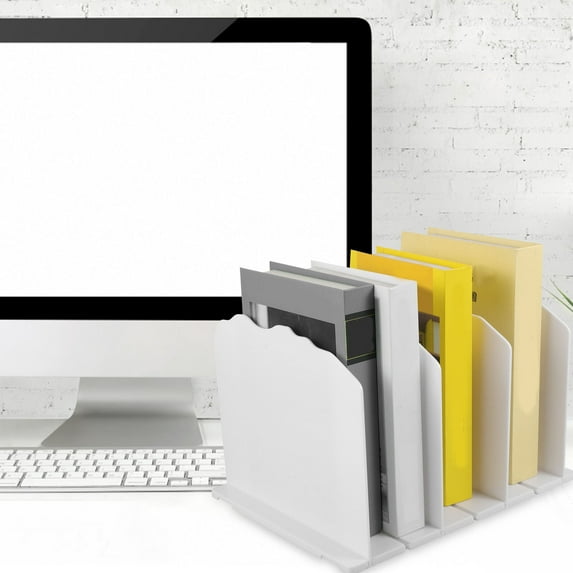 Masteelf Book Shelf Bookend Organizer Handbag Purse Closet Shopping Travel White