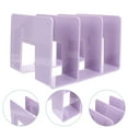 thumbnail image 1 of HEATSHAKING Book Organization Stand Acrylic Purple 10.22X8.25X6.48in 1Pack, 1 of 8
