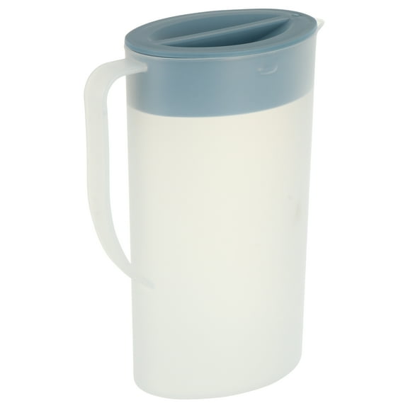 LOLIPPYY Water Pitcher Large Capacity Pot Blue Plastic 1Pack 10.2x5.3in