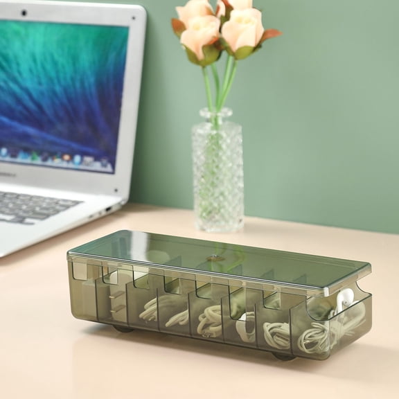 Masteelf Storage Boxes for Data Cables and Utility Wires Organizer, Wire Management Solution