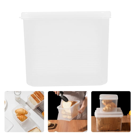 Masteelf 2-Piece Airtight Bread Storage Containers Set for Kitchen Food Preservation and Freshness