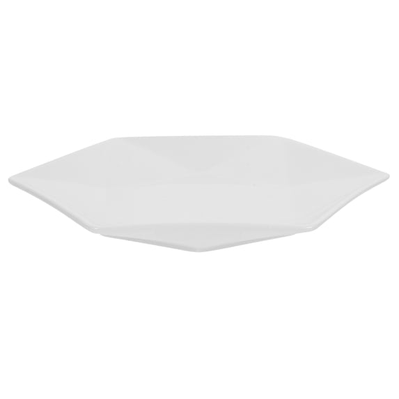 Masteelf Breakfast Plate Hexagon Plates Porcelain Matte Dinner Platters Blue
