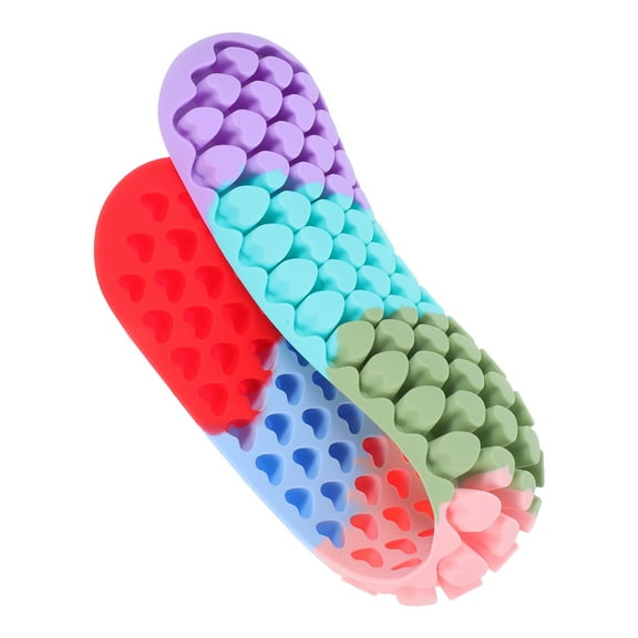 Masteelf Ergonomic Silicone Wrist Rest for Keyboards, Breathable Heart-Shaped Computer Arm Support Cushion, Large Desk Wrist Pad