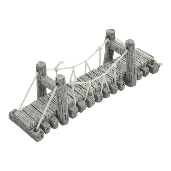 Masteelf Bridge Zen Garden Decor Outdoor Bridge Figurines Glass Container Zen Garden Decor Outdoor Garden Decor