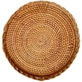 thumbnail image 1 of Masteelf Brown Woven Storage Basket for Bread Fruits Snacks Home Decor 7 Inch, 1 of 8
