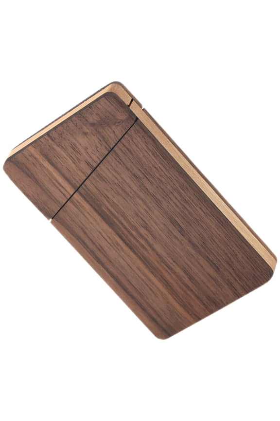 Visiting Card Holder Business Card Box Dark Brown 1Pcs