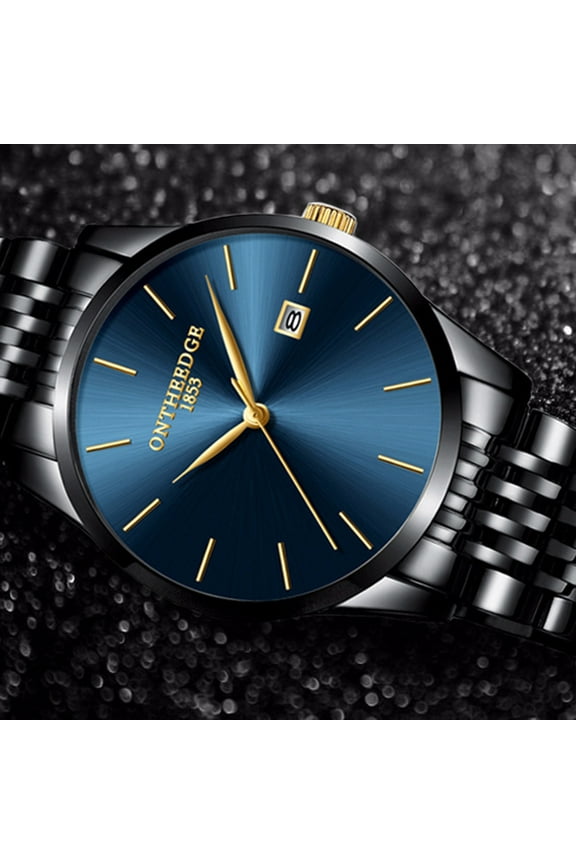 OFFIGAM Mens Wristwatch Business Design Stainless Steel Time Keeping 1Pcs