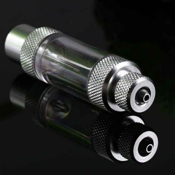 Masteelf  CO2 Bubble Counter Dioxide Measurement Device Fish Tank Silver