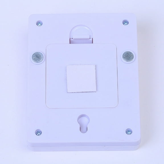 Masteelf COB LED Wall Light with Wireless Switch 500 Lumens Battery Operated White Plastic 4 AAA Batteries Not Included