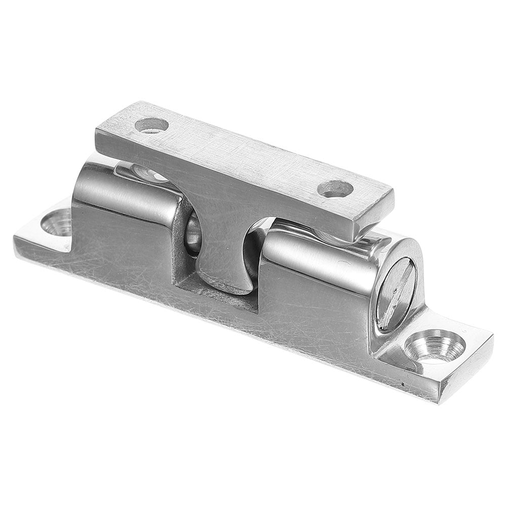 HWMATE Solid Brass Cabinet Door Catches - 4 Pack, Ball Tension Latches, 1-37/64" X 5/16" Size, Gold Tone