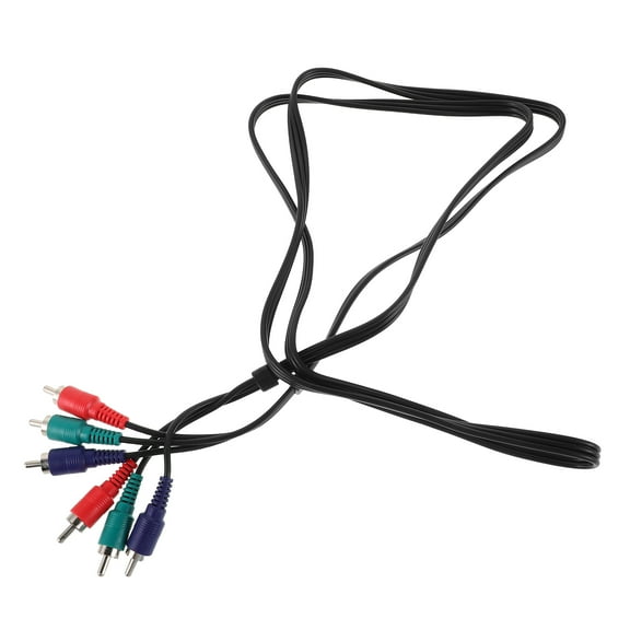 Masteelf Cable Audio Video Composite Male to Male DVD Cable Gold Plated Low Loss Stereo AV TV Cable Cord for VCD Satellite Stereo System Theater Amp Receiver