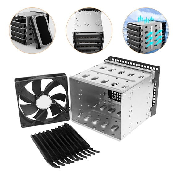 Masteelf  Cage Enclosure HDD Hard Disk Bracket Heat Dissipation Drive