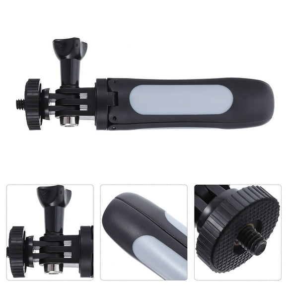 Masteelf Camera Adapter Stand Tripod Extension Pole Selfie Stick Black