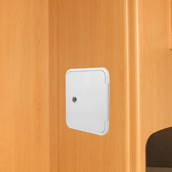 Masteelf Campervan Power Cable Hatch Door With Screws Rv Electrical Access Door Easy Installation For Rv And Travel Trailer Modifications